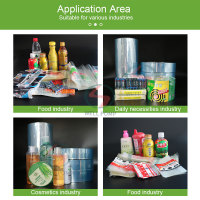 polyethylene film roll printed labels plastic bottle for juice