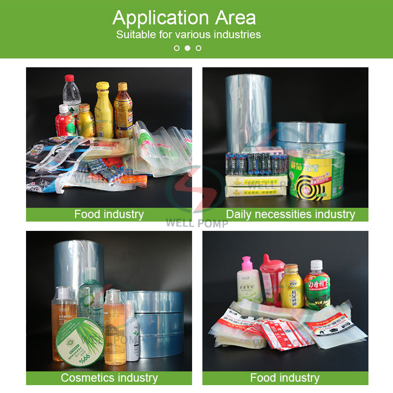 polyethylene film roll printed labels plastic bottle for juice