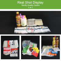 polyethylene film roll printed labels plastic bottle for juice