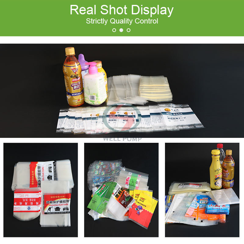 polyethylene film roll printed labels plastic bottle for juice