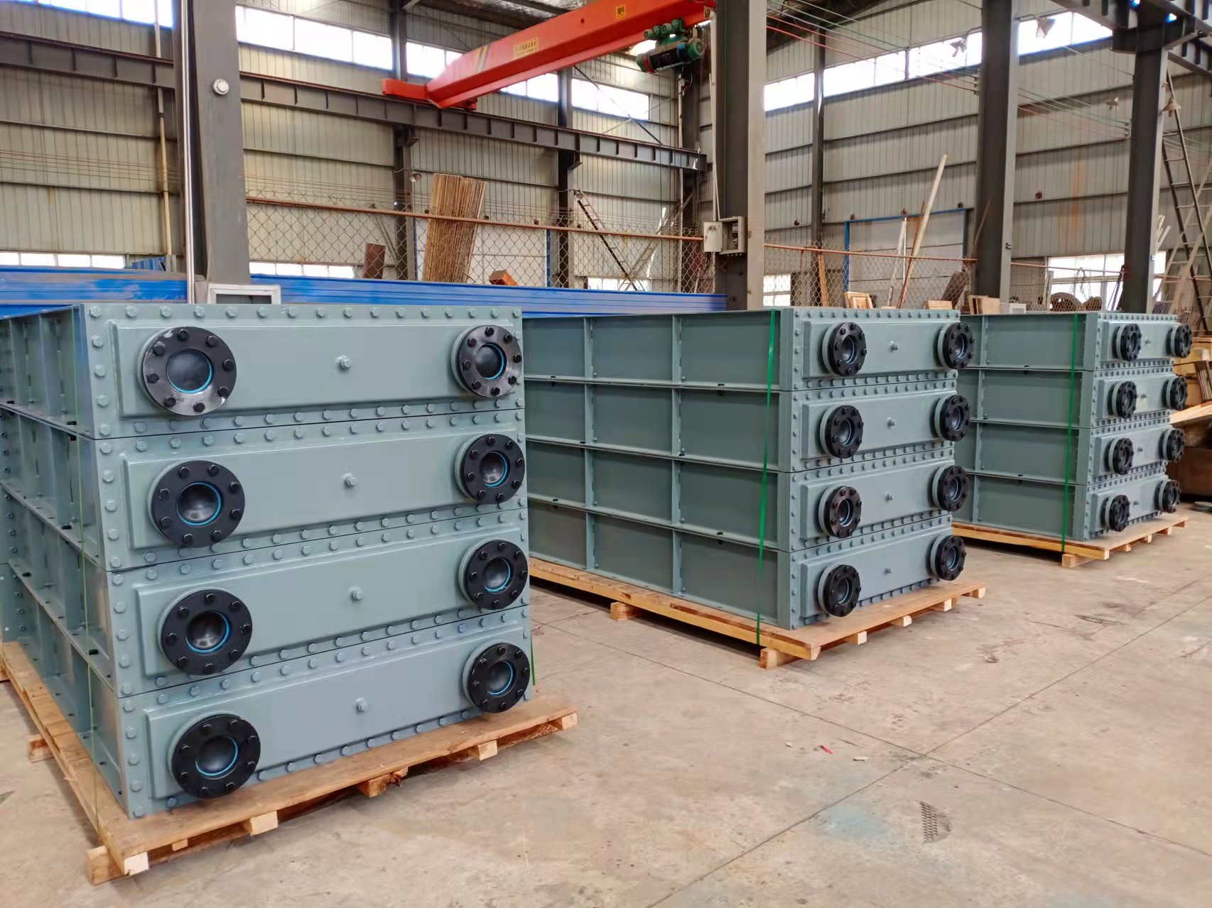 150MW hydroelectric generator unit cooler hot air and water