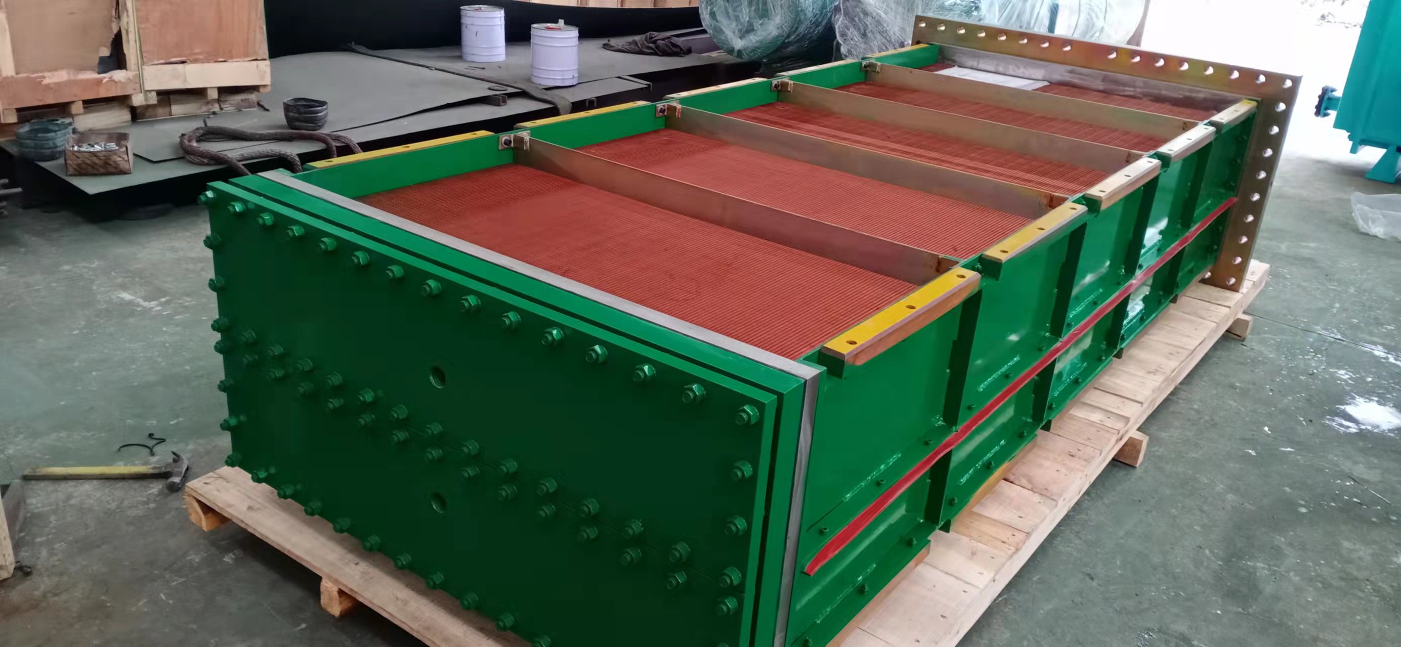 300MW Hydrogen Cooler for thermal generator Units string fineed tube