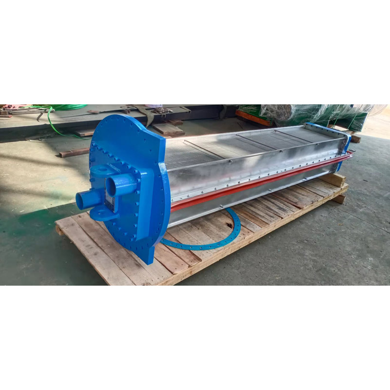 copper fin plate & tube air compressor heat exchanger- cooler