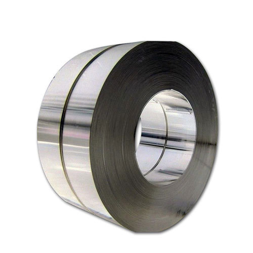 Gepolijste roestvrijstalen strips met blauw pvc