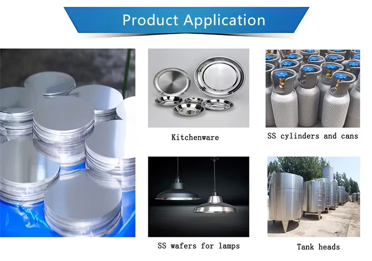 201 J1 2B surface stainless steel circle