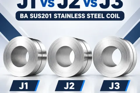 J1 vs J2 vs J3 BA SUS201 roestvrijstalen spoel: Welk type is geschikt voor uw toepassing?