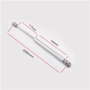 12 hüvelykes gumifejű gázrugó