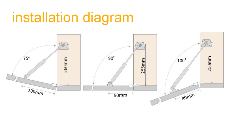 kitchen cabinet gas spring