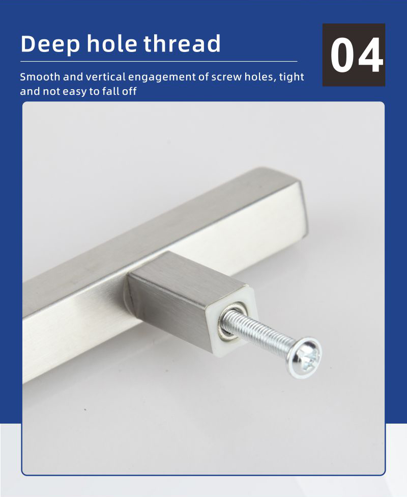 Customized stainless steel 304 hollow door lock handle