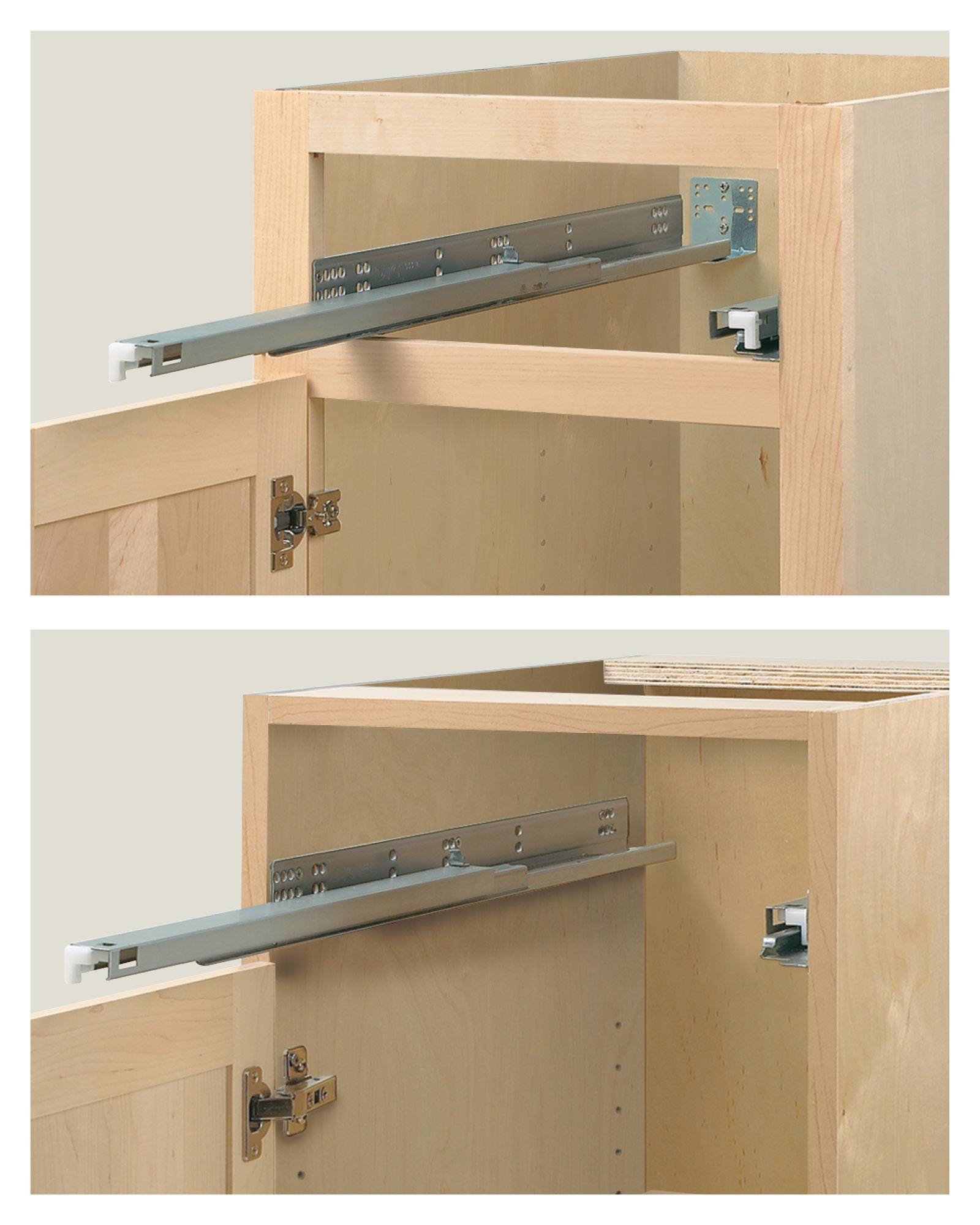 sliding hinges for drawers