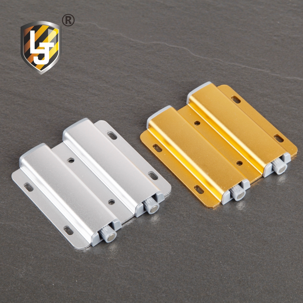 Aluminum Alloy Double Door Push Open Cabinet Hardware