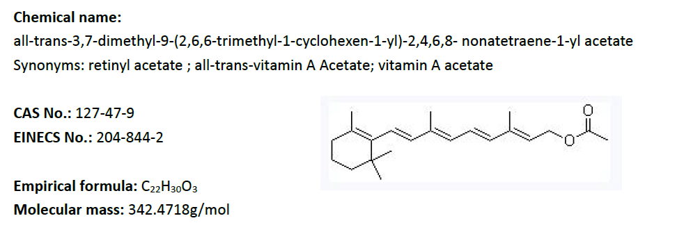 Vitamin A Acetate 2.8 MIU/G