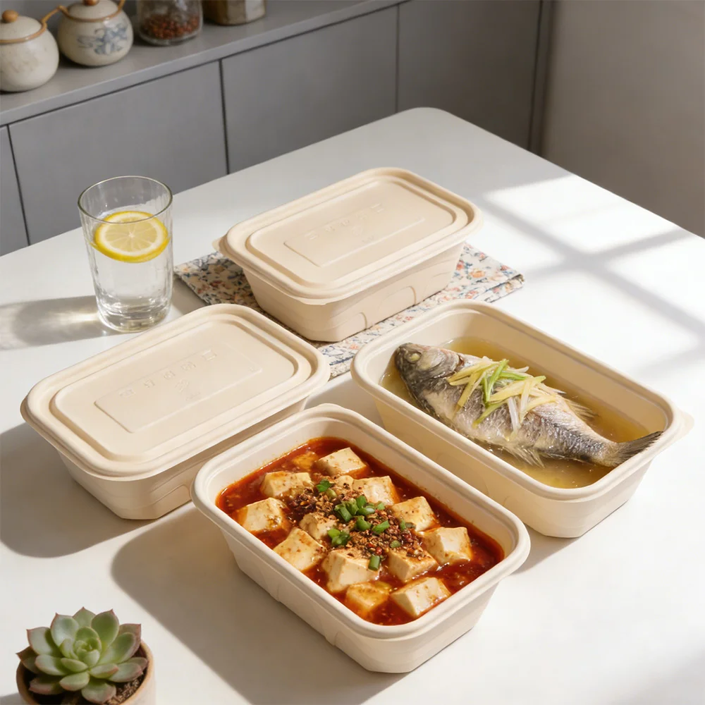 100% Compostable lunch box