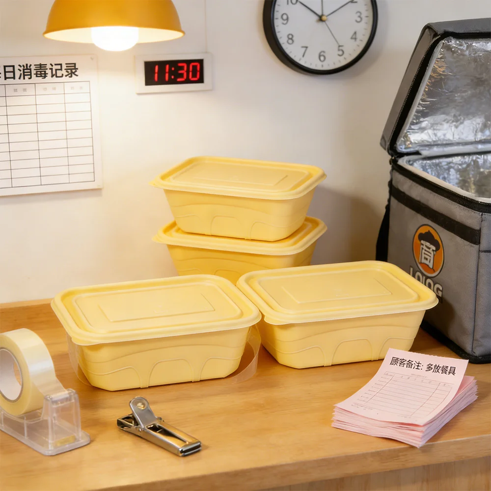Biodegradable lunch boxes