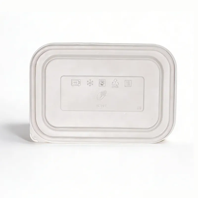 100% Compostable 750ml 1000ml Square Lunch Boxes