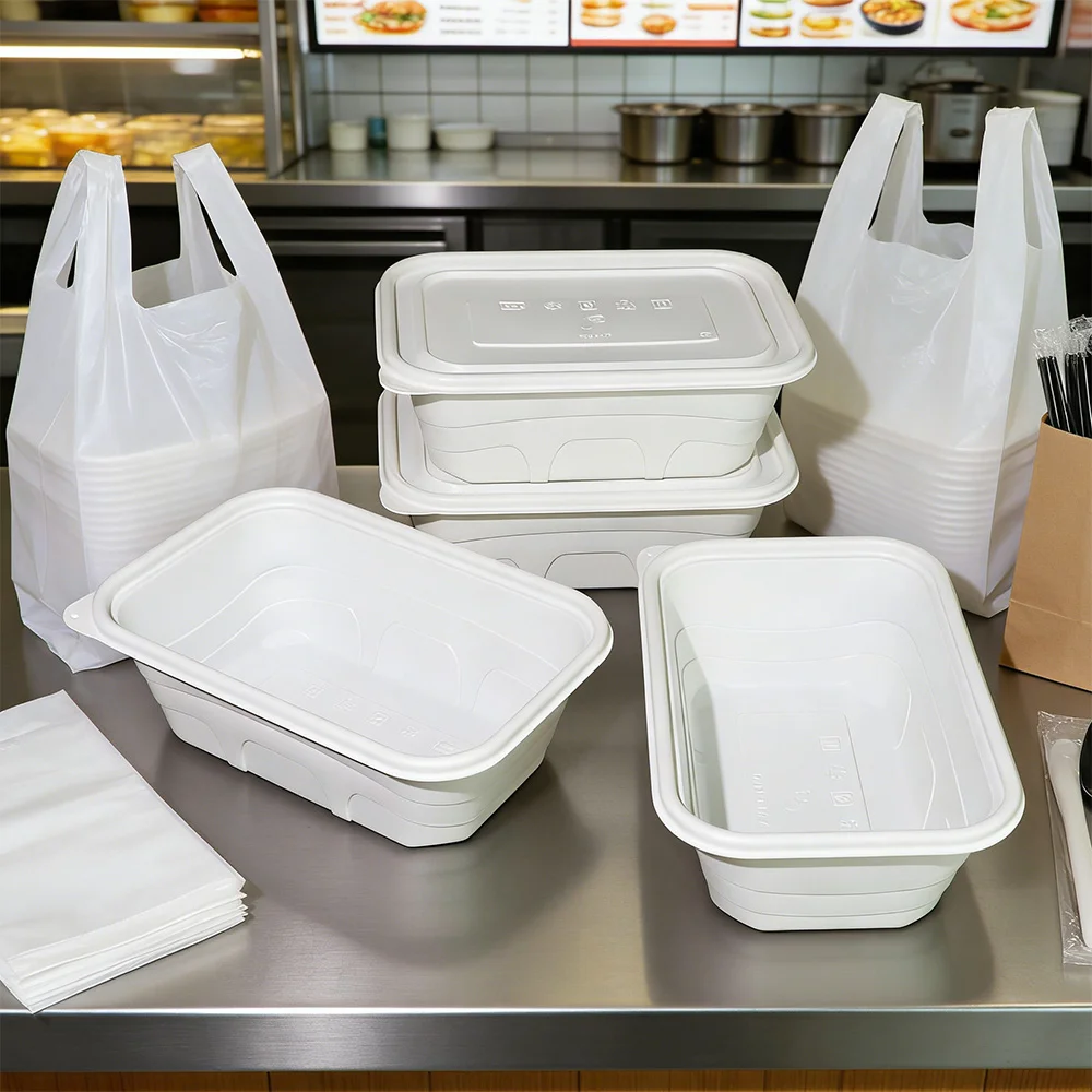 Cornstarch Biodegradable Takeaway Packaging