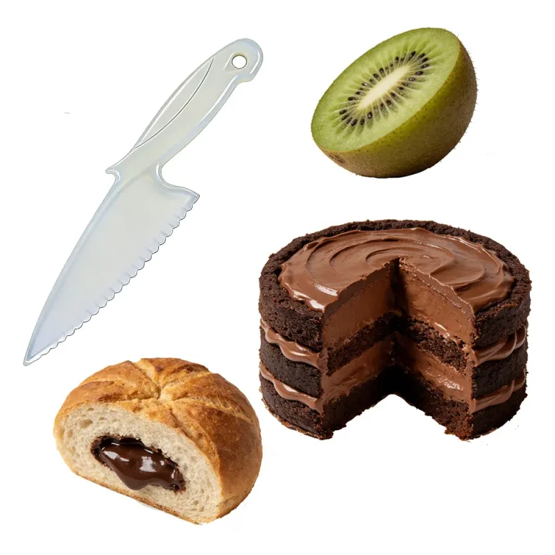 Safety Cooking Plastic Knife For Children Bakeware