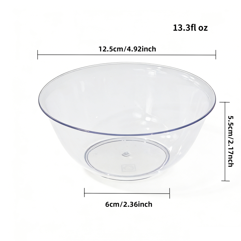 Premium 13.3fl oz Clear Salad & Dessert Serving Bowl