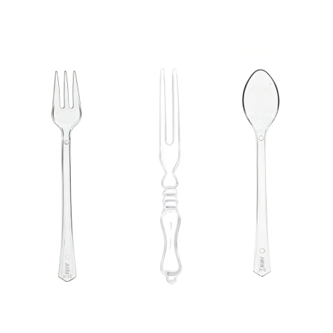 Premium Clear PS Disposable Cutlery Set Product Overview