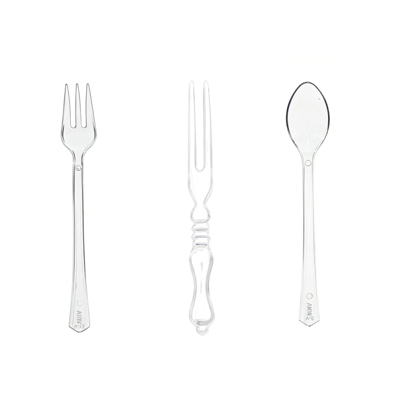 Premium Clear PS Disposable Cutlery Set Product Overview