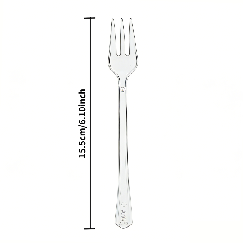 Premium Clear PS Disposable Cutlery Set Product Overview