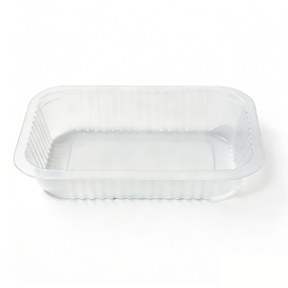 Crystal Clear Eco-Friendly Rectangular Food Container