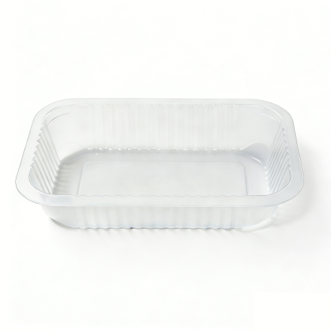 Crystal Clear Eco-Friendly Rectangular Food Container