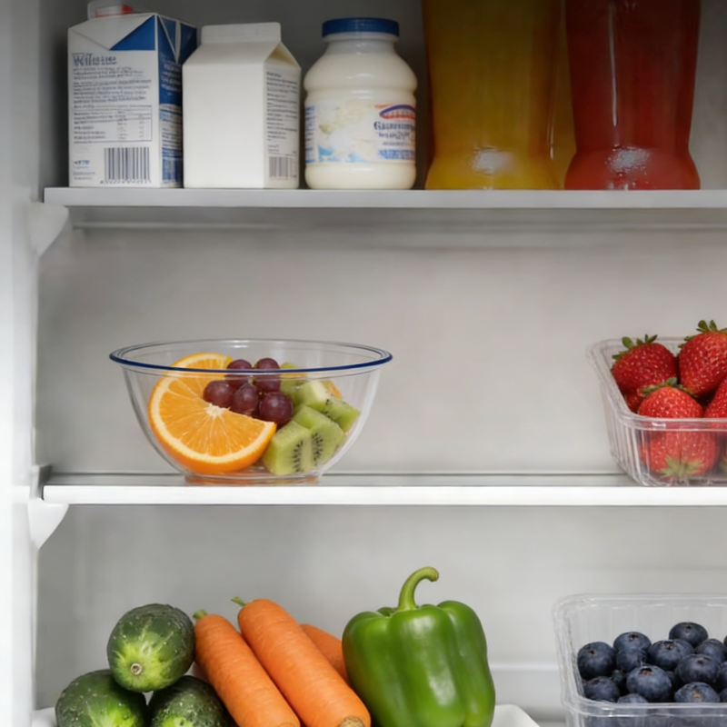 Premium Clear Round Food Grade Plastic Bowl