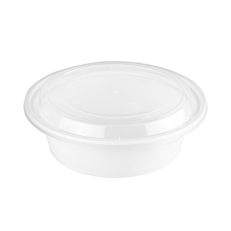 고급 누수 방지 전자레인지 사용 가능 원형 식품 용기
