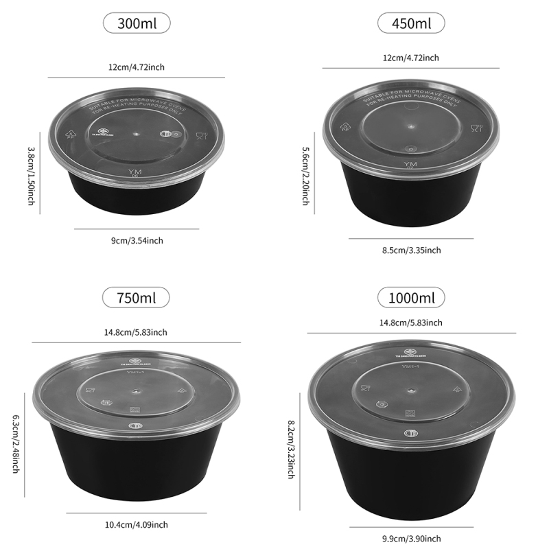 Premium Microwave Safe Disposable PP Food Containers