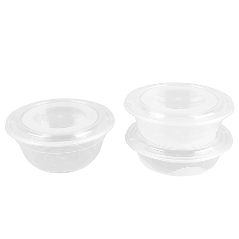 Microwave Safe Round Plastic Food Containers
