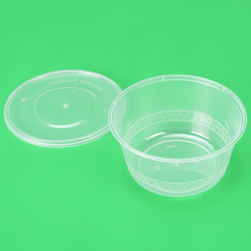 친환경 일회용 원형 테이크아웃 수프 그릇