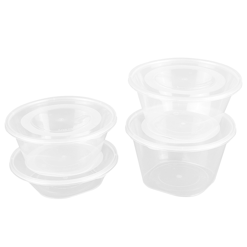 450ml 1000ml 누수 방지 투명 식사 준비용 그릇