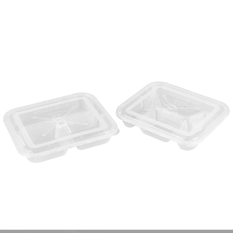 Leak-Proof Microwaveable 3-Section Lunch Box