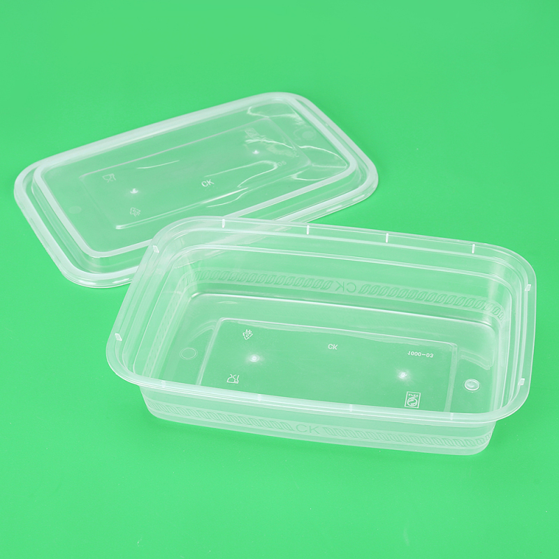 Leak-Proof Clear Rectangular Takeout Containers