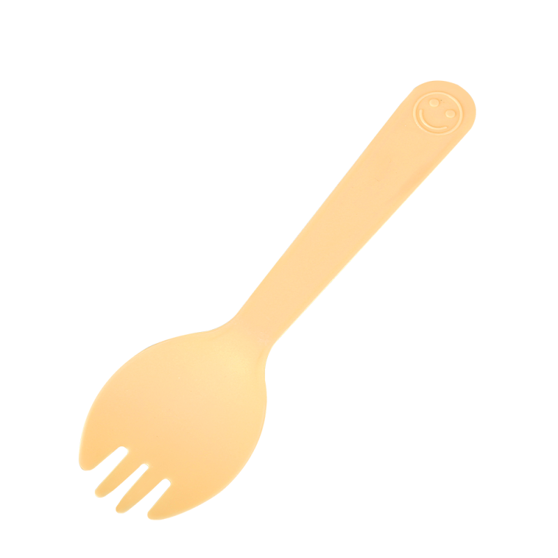 Smiley Face Plastic Kids Cake Sporks for Parties