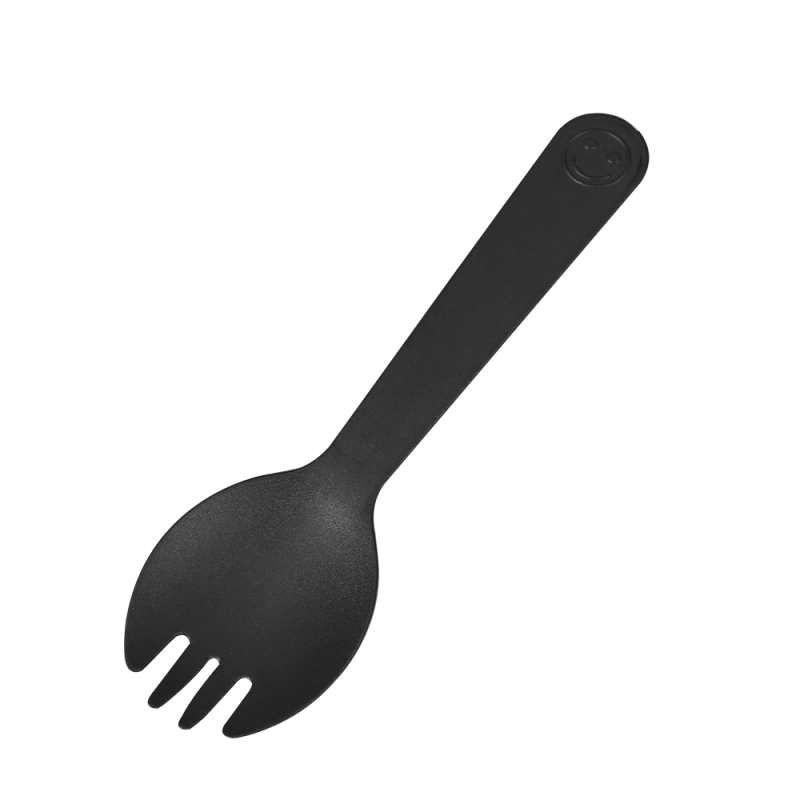 Smiley Face Plastic Kids Cake Sporks for Parties