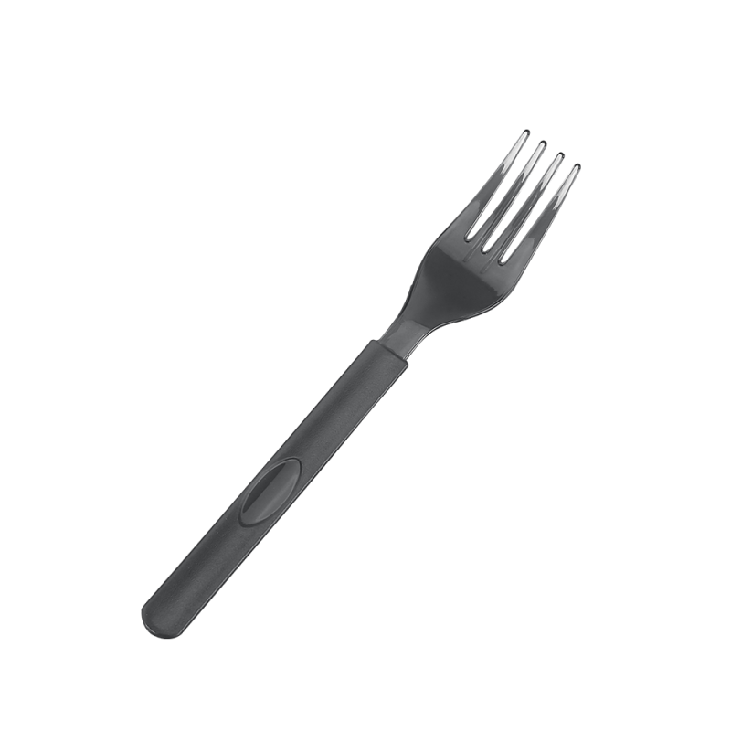 プロのケータリングに最適な耐久性のあるブラックPSフラットウェア