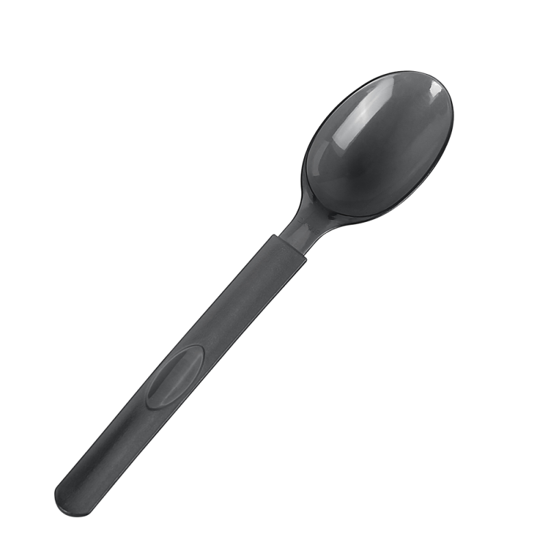 プロのケータリングに最適な耐久性のあるブラックPSフラットウェア