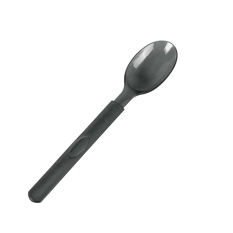 プロのケータリングに最適な耐久性のあるブラックPSフラットウェア