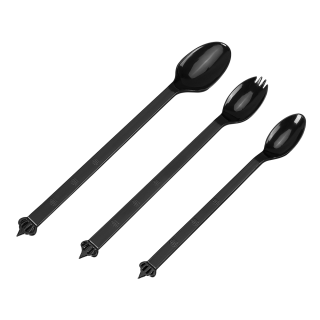 Premium Long-Handle Tasting Spoons and Sporks