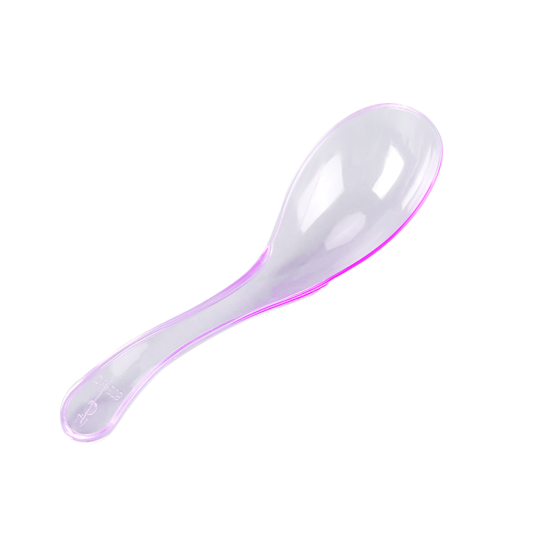 Disposable PS Plastic Dessert Soup Spoons