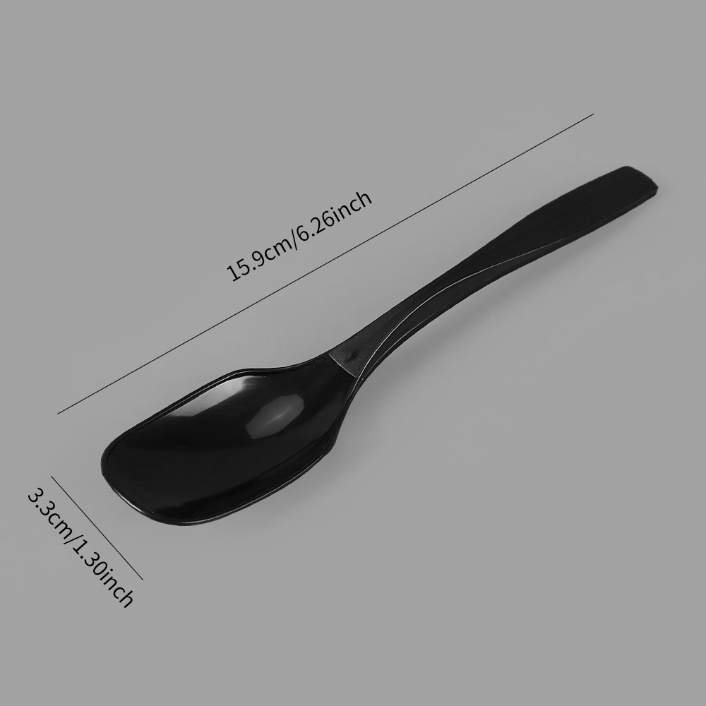Flat Bottom Plastic Spoon