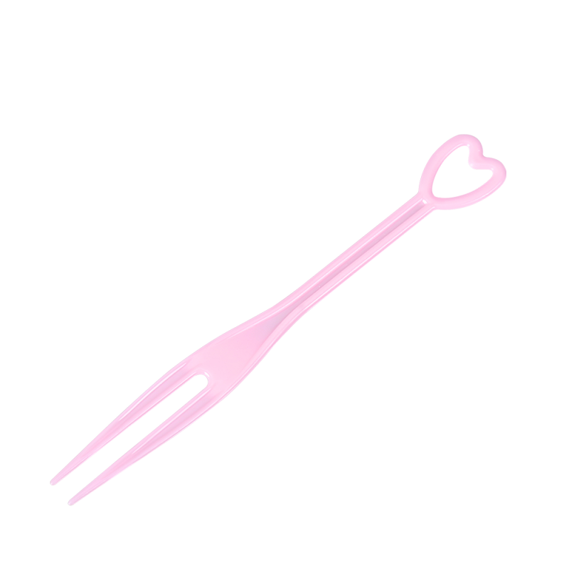 Elegant Heart Fruit Forks for Parties