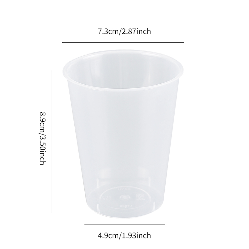 Eco-Friendly Food-Grade PP Plastic Beverage Cups