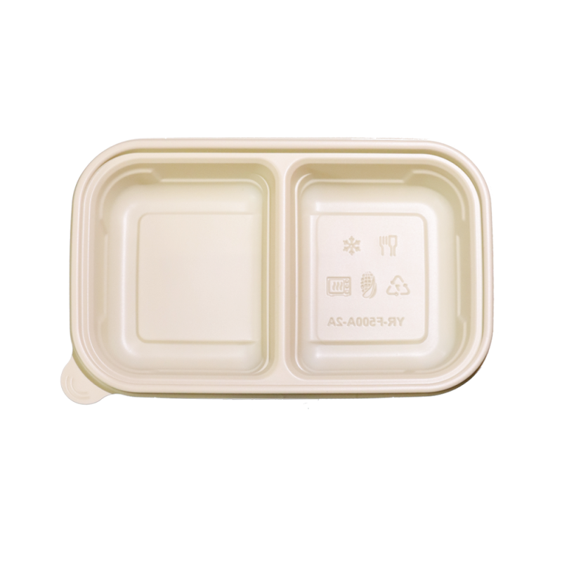 Microwavable Corn Starch Food Container with Lid