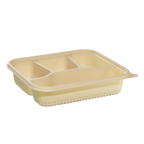 Durable Multi-Grid Corn Starch Disposable Tray