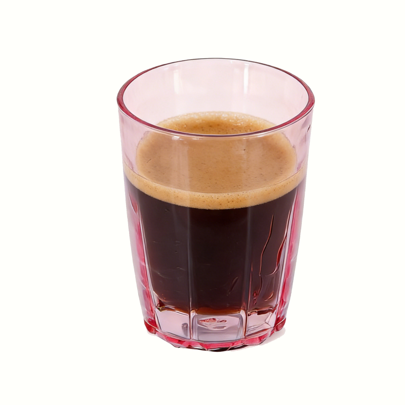 Bicchiere in plastica infrangibile rosa moderno da 400 ml