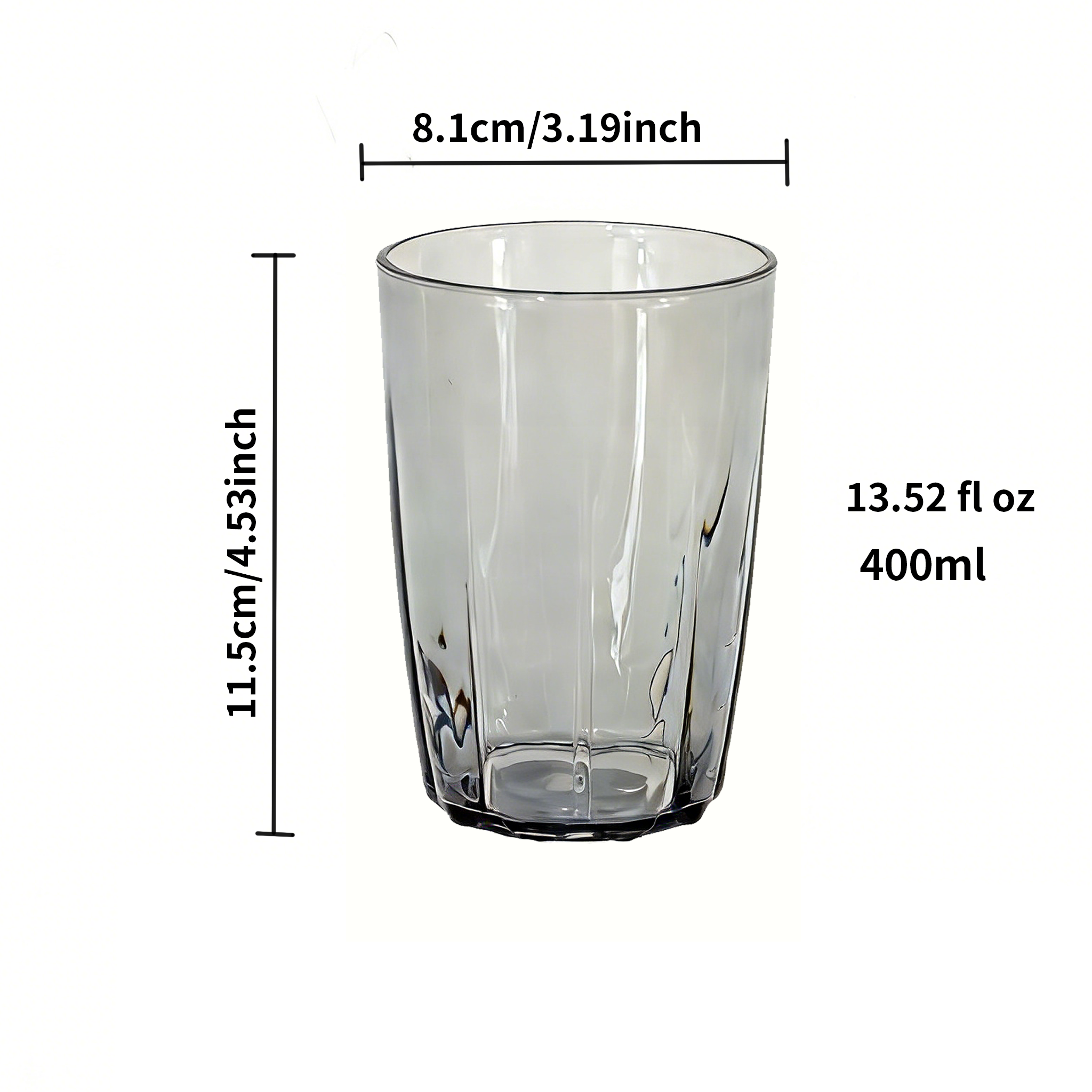 Smoky Grey Polycarbonate Glass