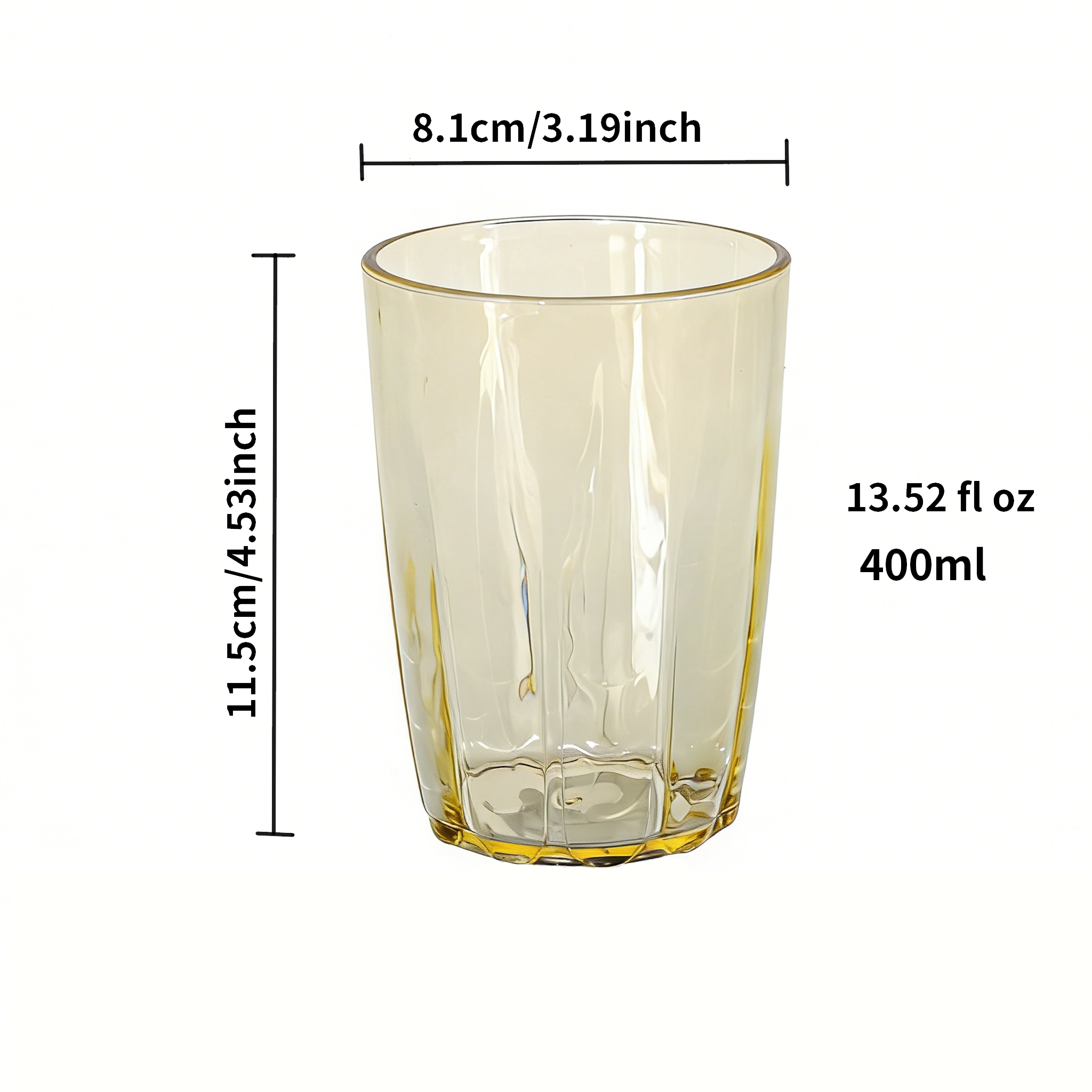 Amber Water Tumbler